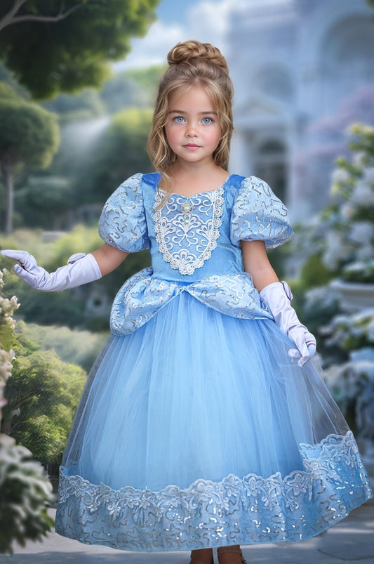 Cinderella's Dreamy Royal Ball Gown