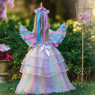 Unicorn Tutu Dress Rainbow Tulle Dress Girls Party Birthday Costume READY TO SHIP