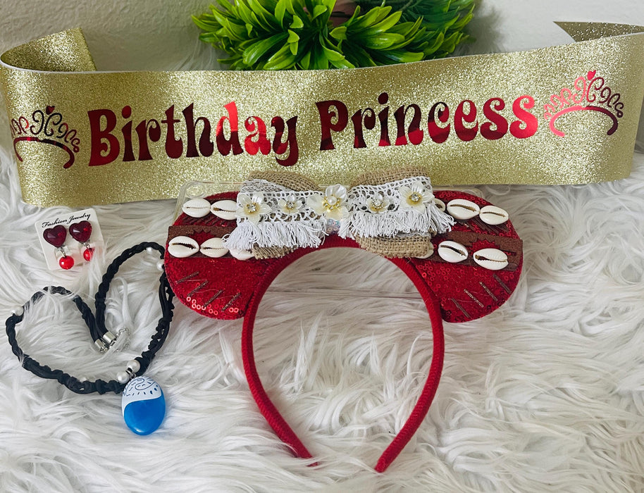 Princess Moana Inspired Birthday Party Dress Up