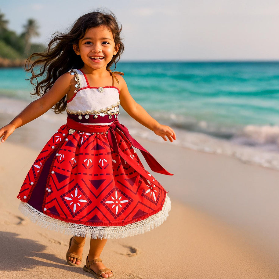 Princess Moana Inspired Birthday Party Dress Up