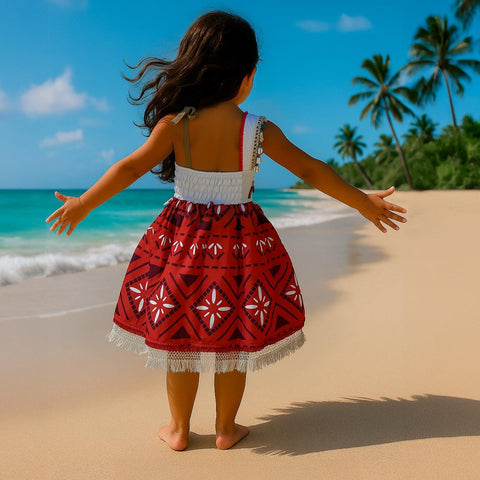 Princess Moana Inspired Birthday Party Dress Up