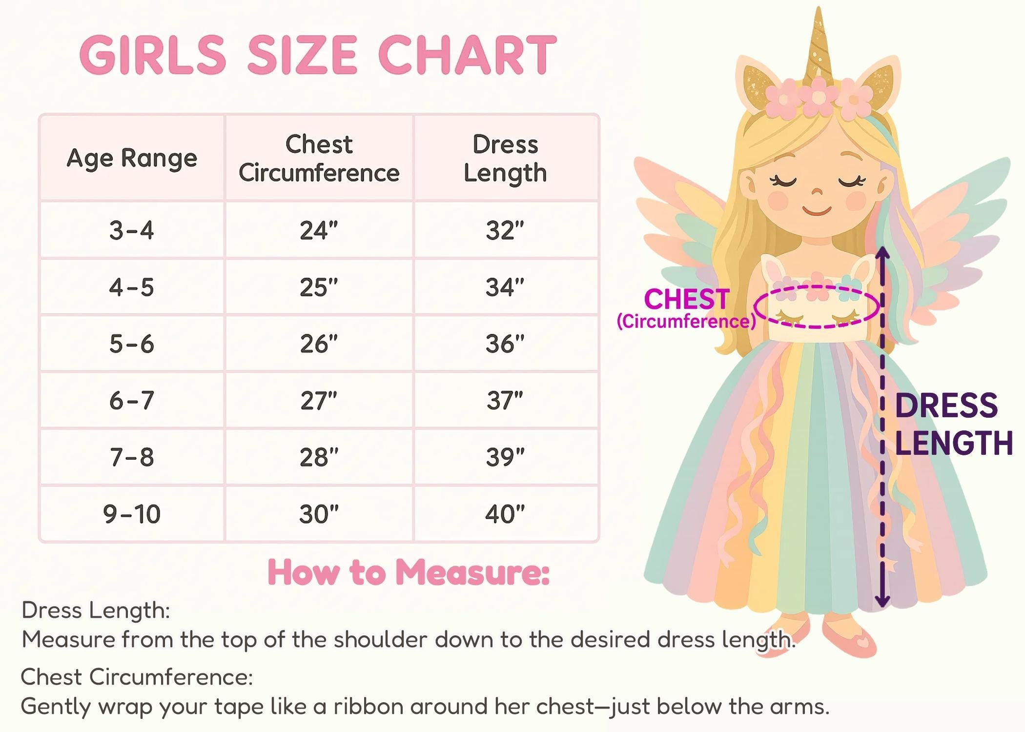 Unicorn Tutu Dress Rainbow Tulle Dress Girls Party Birthday Costume READY TO SHIP